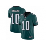 Men's Nike Philadelphia Eagles #10 Mack Hollins Vapor Untouchable Limited Midnight Green Team Color NFL Jersey