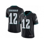 Men's Nike Philadelphia Eagles #12 Randall Cunningham Limited Black Rush NFL Jersey