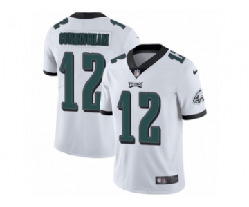 Men's Nike Philadelphia Eagles #12 Randall Cunningham Vapor Untouchable Limited White NFL Jersey