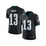 Men's Nike Philadelphia Eagles #13 Josh Huff Limited Black Rush NFL Jersey