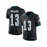 Men's Nike Philadelphia Eagles #13 Mack Hollins Limited Black Rush NFL Jersey