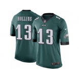 Men's Nike Philadelphia Eagles #13 Mack Hollins Limited Midnight Green Team Color NFL Jersey