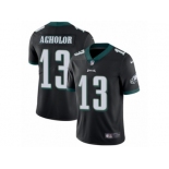 Men's Nike Philadelphia Eagles #13 Nelson Agholor Vapor Untouchable Limited Black Alternate NFL Jersey