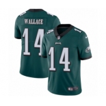 Men's Nike Philadelphia Eagles #14 Mike Wallace Midnight Green Team Color Vapor Untouchable Limited Player NFL Jersey