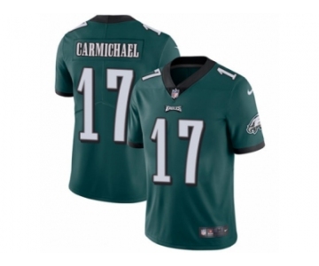 Men's Nike Philadelphia Eagles #17 Harold Carmichael Vapor Untouchable Limited Midnight Green Team Color NFL Jersey