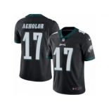 Men's Nike Philadelphia Eagles #17 Nelson Agholor Limited Black Rush NFL Jersey