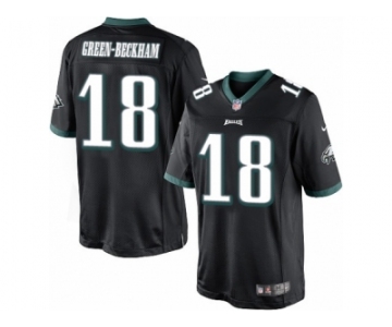 Men's Nike Philadelphia Eagles #18 Dorial Green-Beckham Limited Black Alternate NFL Jersey