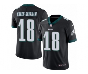 Men's Nike Philadelphia Eagles #18 Dorial Green-Beckham Limited Black Rush NFL Jersey