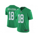 Men's Nike Philadelphia Eagles #18 Dorial Green-Beckham Limited Green Rush NFL Jersey