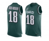 Men's Nike Philadelphia Eagles #18 Dorial Green-Beckham Limited Midnight Green Player Name & Number Tank Top NFL Jersey