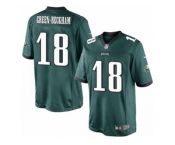 Men's Nike Philadelphia Eagles #18 Dorial Green-Beckham Limited Midnight Green Team Color NFL Jersey