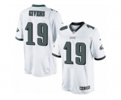 Men's Nike Philadelphia Eagles #19 Chris Givens Limited White NFL Jersey