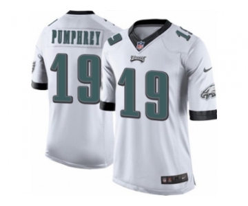 Men's Nike Philadelphia Eagles #19 Donnel Pumphrey Limited White NFL Jersey