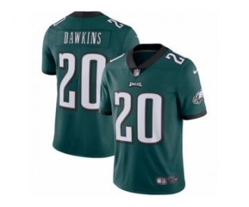 Men's Nike Philadelphia Eagles #20 Brian Dawkins Vapor Untouchable Limited Midnight Green Team Color NFL Jersey