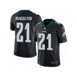 Men's Nike Philadelphia Eagles #21 Leodis McKelvin Limited Black Rush NFL Jersey