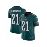 Men's Nike Philadelphia Eagles #21 Patrick Robinson Midnight Green Team Color Vapor Untouchable Limited Player NFL Jersey