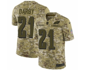 Men's Nike Philadelphia Eagles #21 Ronald Darby Limited Camo 2018 Salute to Service NFL Jersey