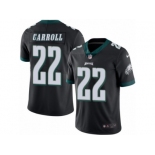 Men's Nike Philadelphia Eagles #22 Nolan Carroll Limited Black Rush NFL Jersey