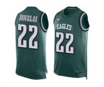 Men's Nike Philadelphia Eagles #22 Rasul Douglas Limited Midnight Green Player Name & Number Tank Top NFL Jersey