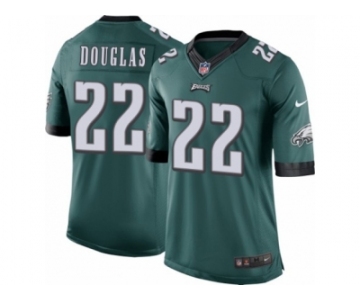 Men's Nike Philadelphia Eagles #22 Rasul Douglas Limited Midnight Green Team Color NFL Jersey