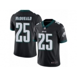 Men's Nike Philadelphia Eagles #25 Tommy McDonald Limited Black Rush NFL Jersey