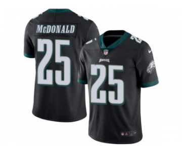 Men's Nike Philadelphia Eagles #25 Tommy McDonald Limited Black Rush NFL Jersey