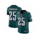 Men's Nike Philadelphia Eagles #25 Tommy McDonald Vapor Untouchable Limited Midnight Green Team Color NFL Jersey