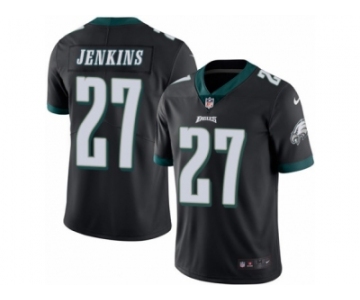 Men's Nike Philadelphia Eagles #27 Malcolm Jenkins Limited Black Rush NFL Jersey