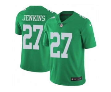 Men's Nike Philadelphia Eagles #27 Malcolm Jenkins Limited Green Rush NFL Jersey