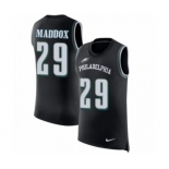 Men's Nike Philadelphia Eagles #29 Avonte Maddox Black Rush Player Name & Number Tank Top NFL Jersey