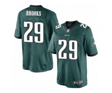 Men's Nike Philadelphia Eagles #29 Terrence Brooks Limited Midnight Green Team Color NFL Jersey