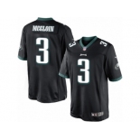 Men's Nike Philadelphia Eagles #3 Matt McGloin Limited Black Alternate NFL Jersey