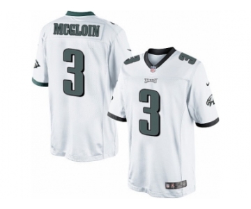 Men's Nike Philadelphia Eagles #3 Matt McGloin Limited White NFL Jersey