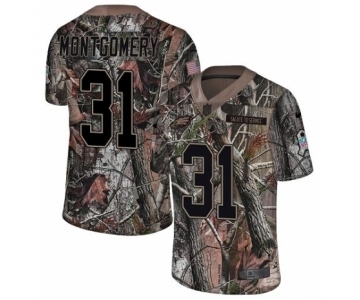 Men's Nike Philadelphia Eagles #31 Wilbert Montgomery Camo Rush Realtree Limited NFL Jersey