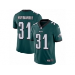 Men's Nike Philadelphia Eagles #31 Wilbert Montgomery Vapor Untouchable Limited Midnight Green Team Color NFL Jersey