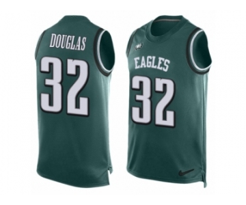 Men's Nike Philadelphia Eagles #32 Rasul Douglas Limited Midnight Green Player Name & Number Tank Top NFL Jers