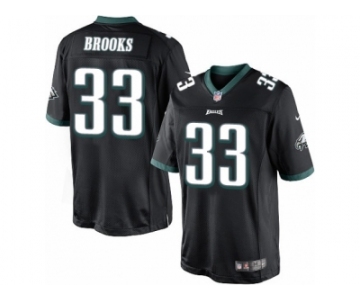 Men's Nike Philadelphia Eagles #33 Ron Brooks Limited Black Alternate NFL Jersey