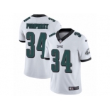 Men's Nike Philadelphia Eagles #34 Donnel Pumphrey Limited White NFL Jersey