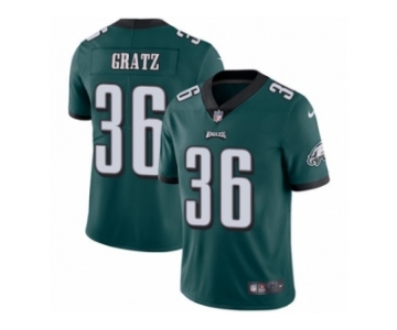 Men's Nike Philadelphia Eagles #36 Dwayne Gratz Vapor Untouchable Limited Midnight Green Team Color NFL Jersey