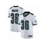 Men's Nike Philadelphia Eagles #36 Dwayne Gratz Vapor Untouchable Limited White NFL Jersey