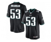 Men's Nike Philadelphia Eagles #53 Nigel Bradham Limited Black Alternate NFL Jersey