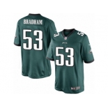 Men's Nike Philadelphia Eagles #53 Nigel Bradham Limited Midnight Green Team Color NFL Jersey