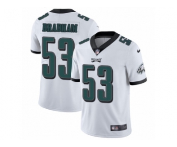 Men's Nike Philadelphia Eagles #53 Nigel Bradham Vapor Untouchable Limited White NFL Jersey