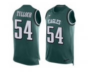 Men's Nike Philadelphia Eagles #54 Stephen Tulloch Limited Midnight Green Player Name & Number Tank Top NFL Jersey