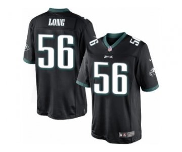 Men's Nike Philadelphia Eagles #56 Chris Long Limited Black Alternate NFL Jersey