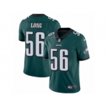 Men's Nike Philadelphia Eagles #56 Chris Long Vapor Untouchable Limited Midnight Green Team Color NFL Jersey