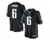 Men's Nike Philadelphia Eagles #6 Caleb Sturgis Limited Black Alternate NFL Jersey