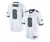 Men's Nike Philadelphia Eagles #6 Caleb Sturgis Limited White NFL Jersey