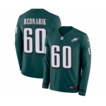 Men's Nike Philadelphia Eagles #60 Chuck Bednarik Limited Green Therma Long Sleeve NFL Jersey