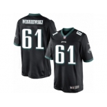 Men's Nike Philadelphia Eagles #61 Stefen Wisniewski Limited Black Alternate NFL Jersey